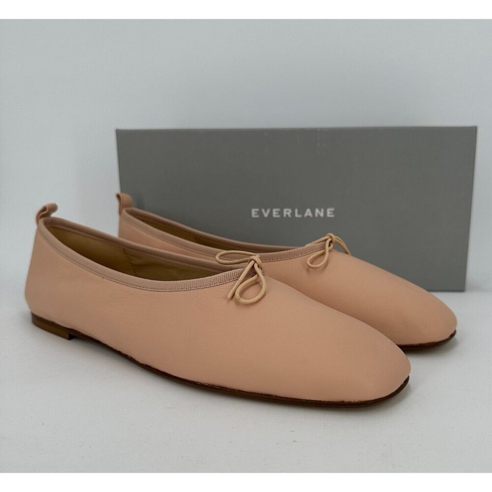 Everlane The Italian Leather Day Ballet Flats size 11 Women's Pale Pink